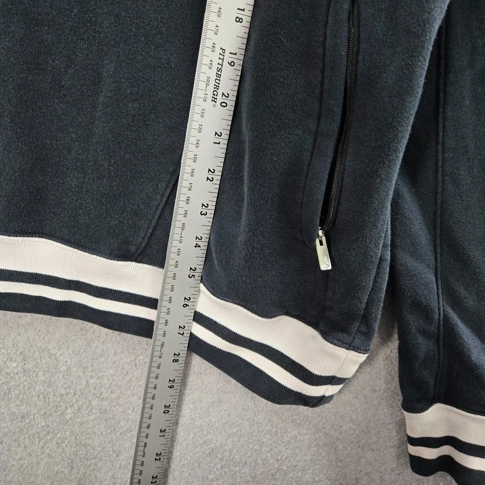 VINTAGE‎ Air Jordan Men Sweatshirt S Black Hoodie Logo Jumpman Embroidered Y2K